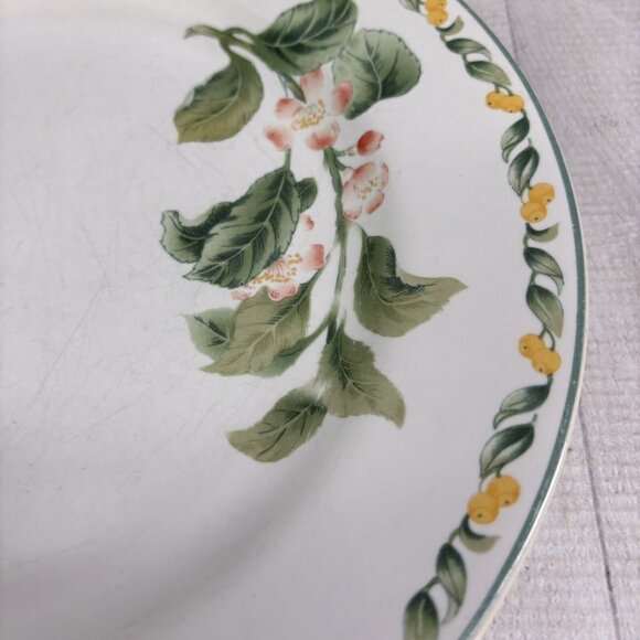 Vintage Julie Pople Avon COUNTRY FRUIT COLLECTION Porcelain Dinner Plate Set 2 - Picture 11 of 16